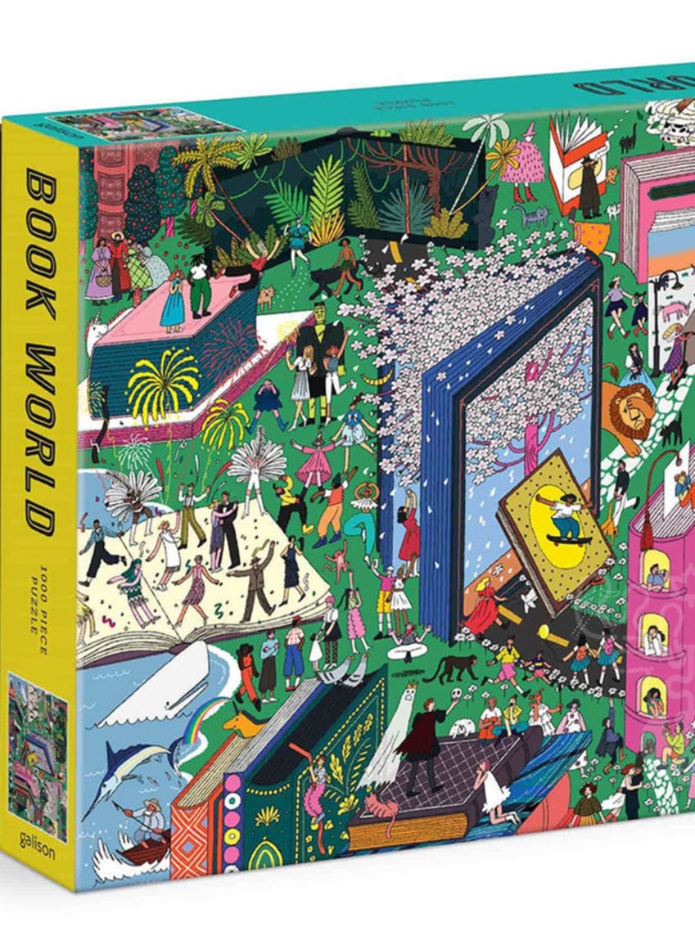 🧩 PUZZLE: Galison Book World Puzzle 1000pcs